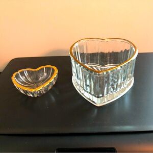 Vintage Heart Shaped Dishes